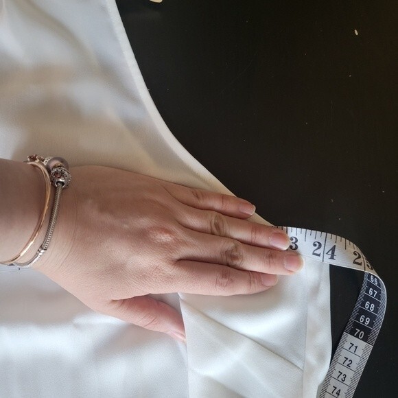 Forever 21 Plus Women Woven Shirt Ivory Size 1X - Picture 7 of 8